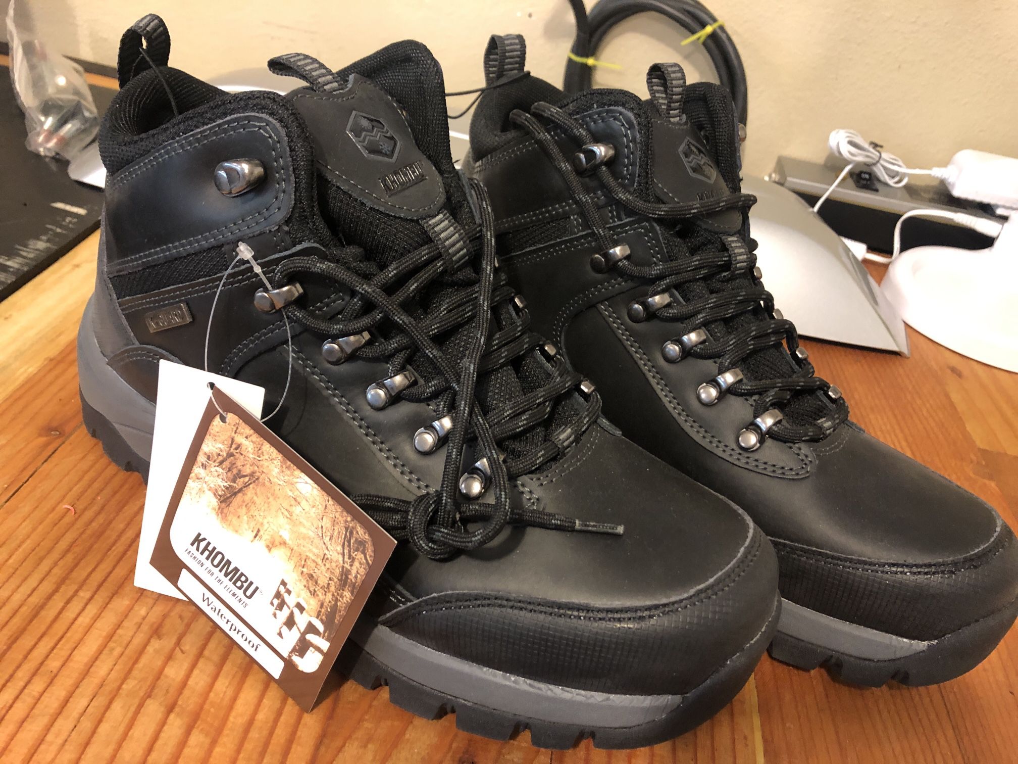 Full Genuine Leather Hiking Boots Size 9