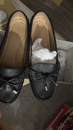 Michael Kors Black Leather Moccasin Loafers – Size 7
