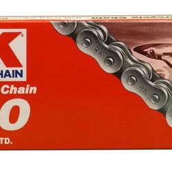 RK Racing Chain M420-138 (420 Series) 138-Links Standard Non O-Ring Chain with Connecting Link
