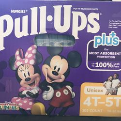Huggies  Pull Ups Unisex 4-5t/102 Diapers 