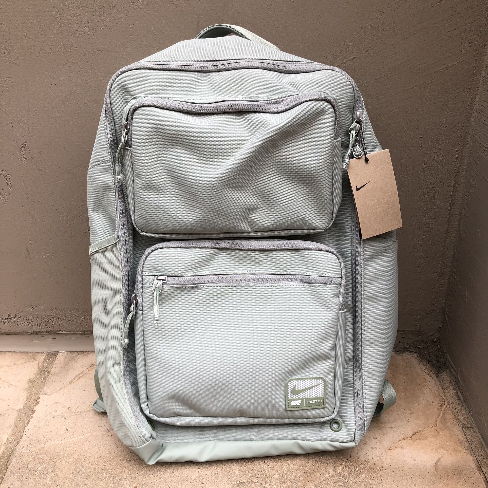 New Nike Utility Speed Backpack Bag Jade Horizon Oil Green 27L Gym Travel School