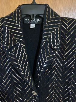 VERY BEAUTIFUL ..ELEGANT JACKET EVENING ..BRAND _ST _ JOHN  ..GREAT CONDITION LIKE NEW