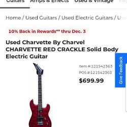 Charvette  Electric  Guitar 