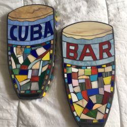 Cuba Bar Bongo Drums  / Wall Art