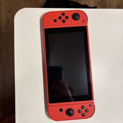 Nintendo Switch Mario Red & Blue Limited Edition + Controller + Case