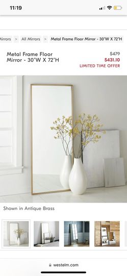 WEST ELM FLOOR MIRROR