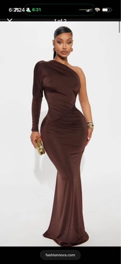 Brown dress