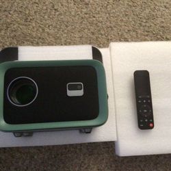 GCZ Native 1080P Projector with WiFi and Bluetooth, Electric Focus, 200 ANSI Portable Projector for Home Theater and Outdoor Use