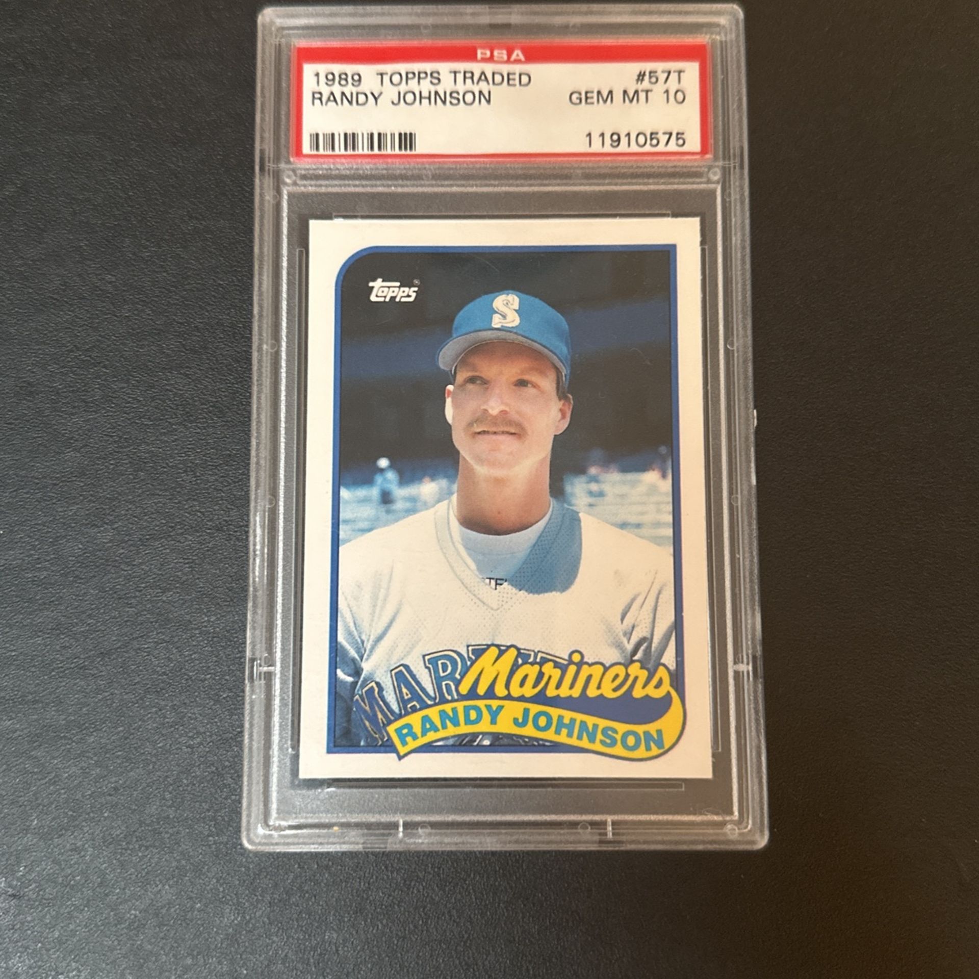 1989 Topps Traded #57T Randy Johnson - Expos Mariners PSA 10 RC HOF 