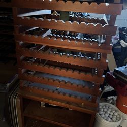 Wood Golf Club Rack-Holds over 150 clubs $250