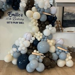 Baseball Theme Balloon Garland 