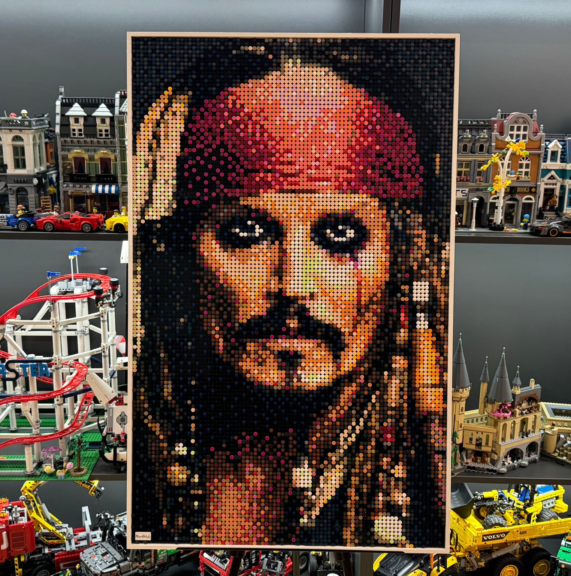 🏴☠️ LEGO Mosaic Art – Captain Jack Sparrow | 10,240 Pieces | 3.3 ft × 2.3 ft