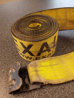 4 inch nylon strap holds 5000 lb
