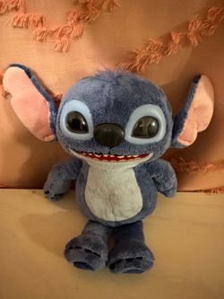 Lilo & Stitch Disney Many Moods Stitch Plush: Polyester Stuffed Character, 12.85" Soft Toy