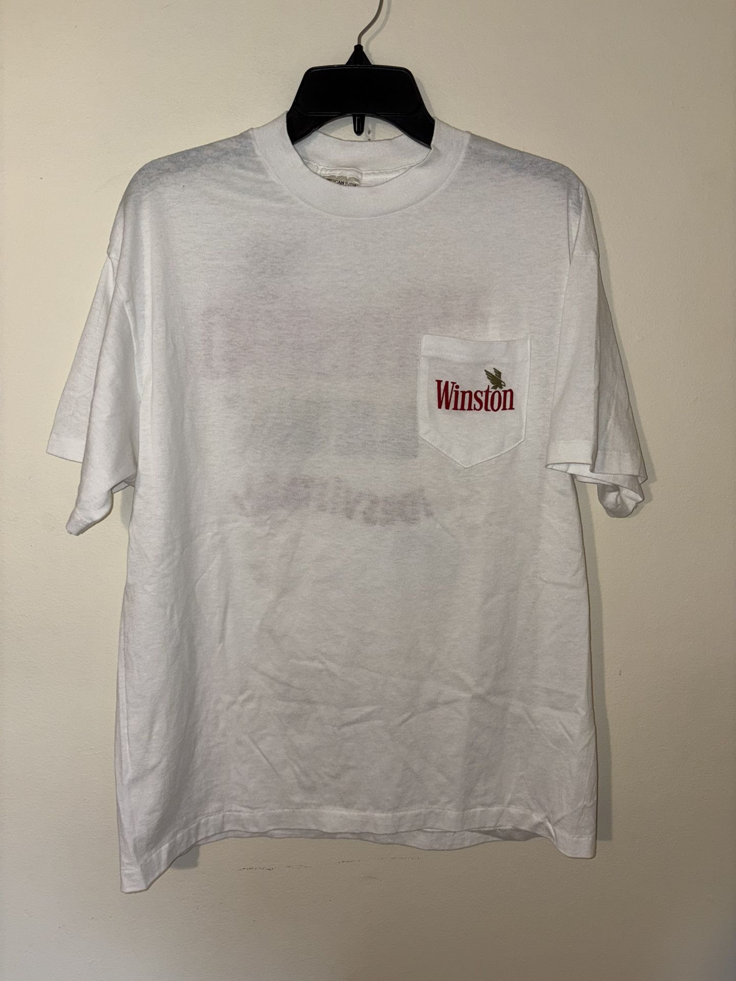 Vintage 1991 Winston Cigarette Promo Shirt Size XL 