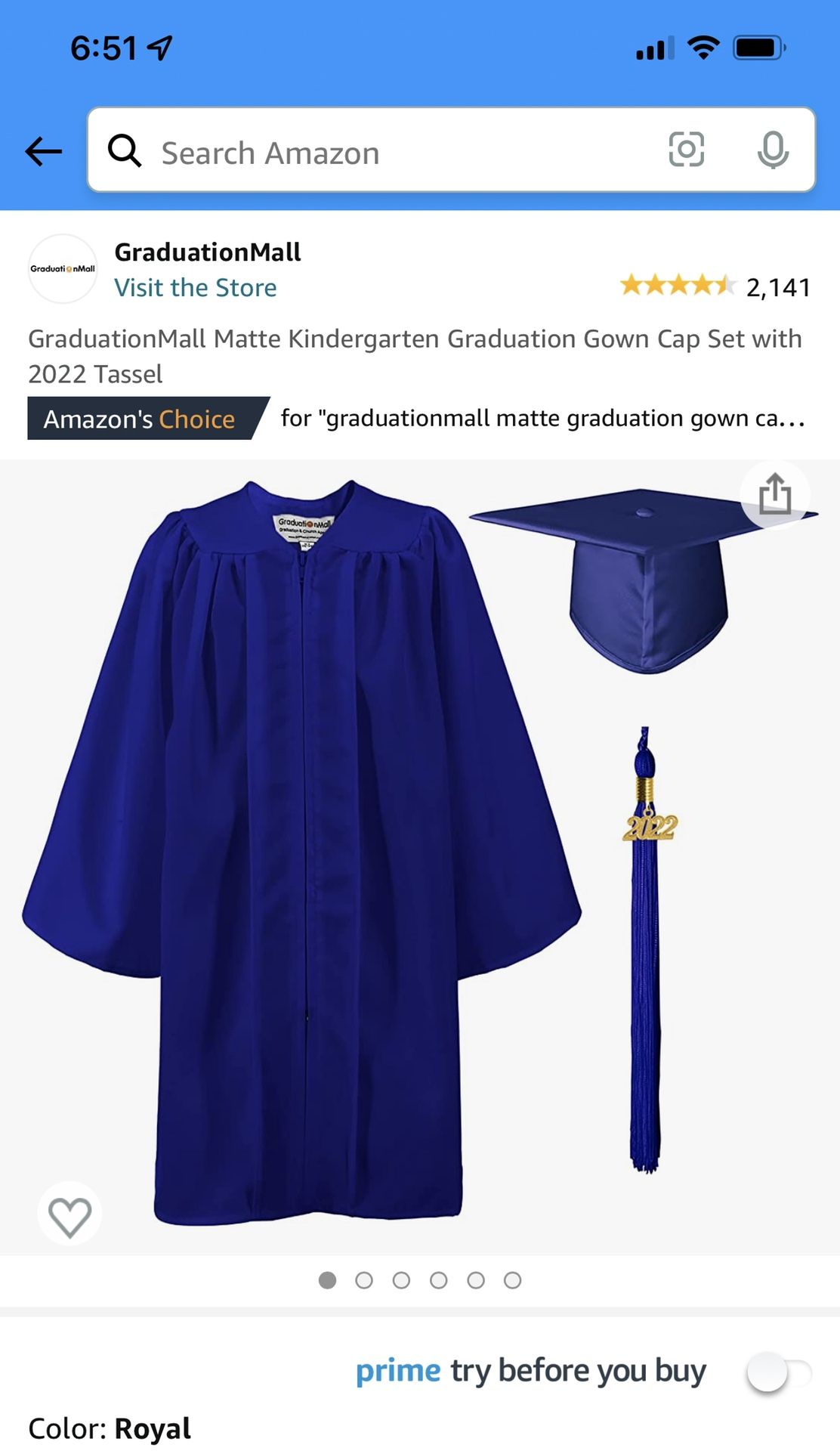 Graduation Gown For Kindergartener 