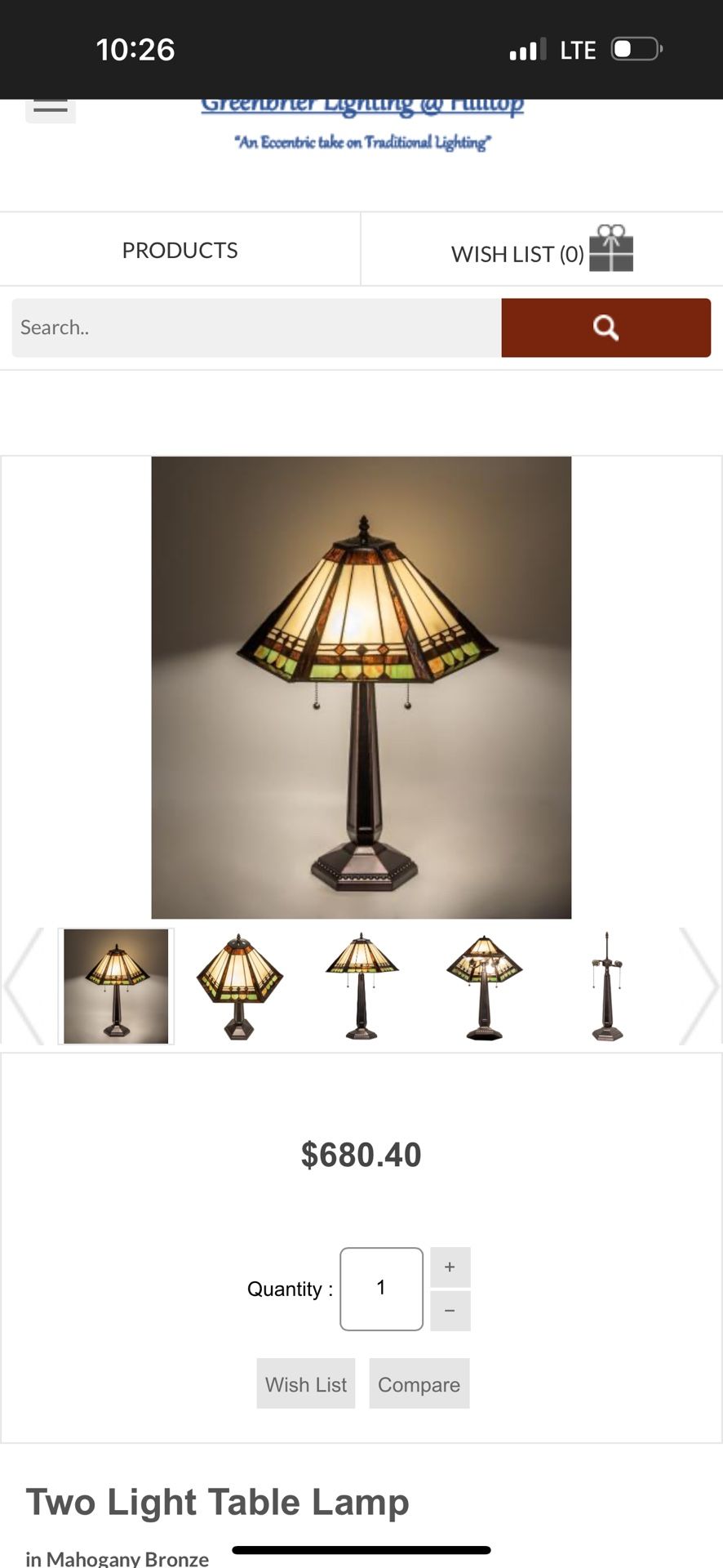 Tiffany Style Designer Lamp
