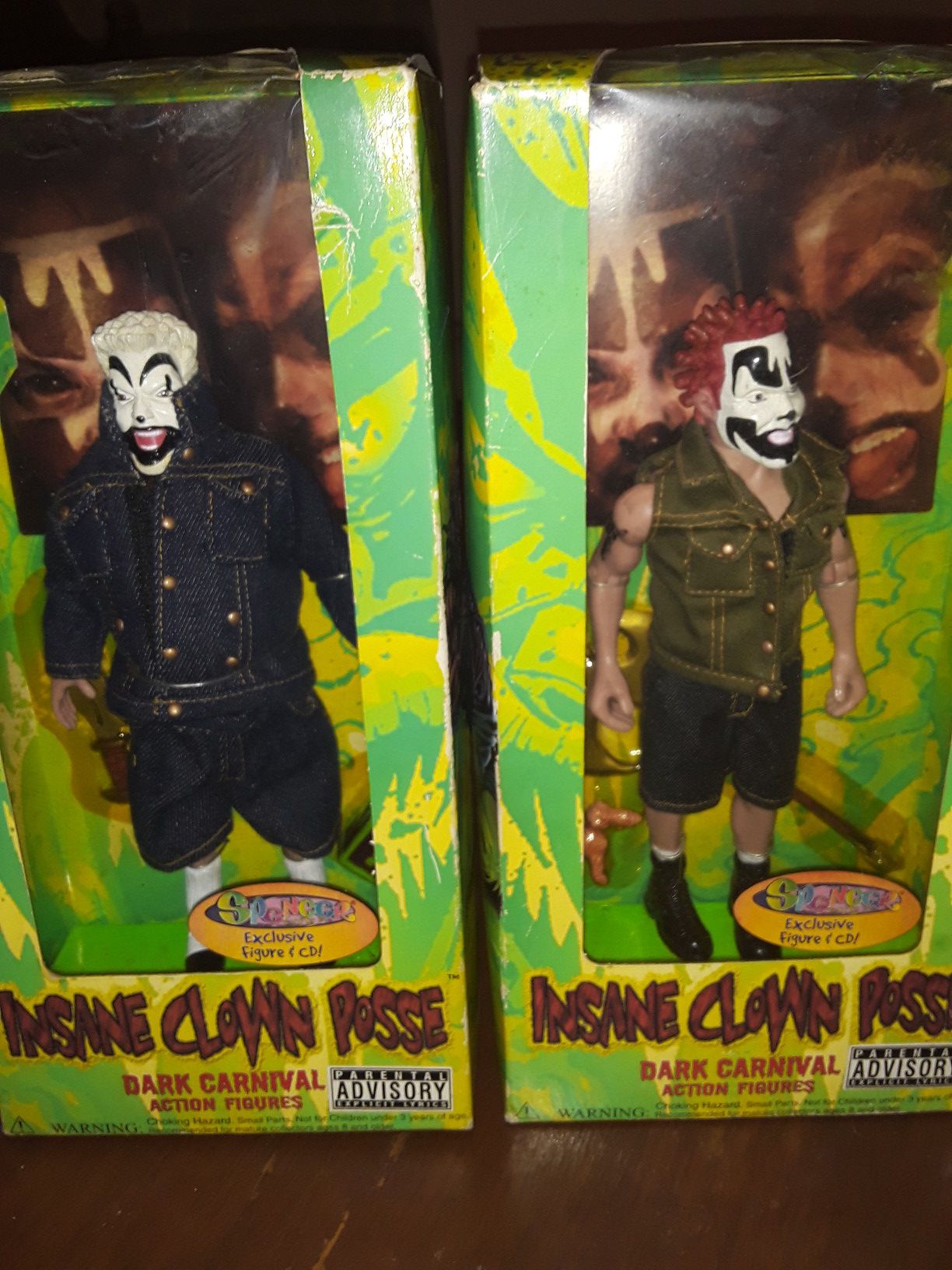ICP DARK CARNIVAL ACTION FIGURES SPENCER EDITION "RARE"