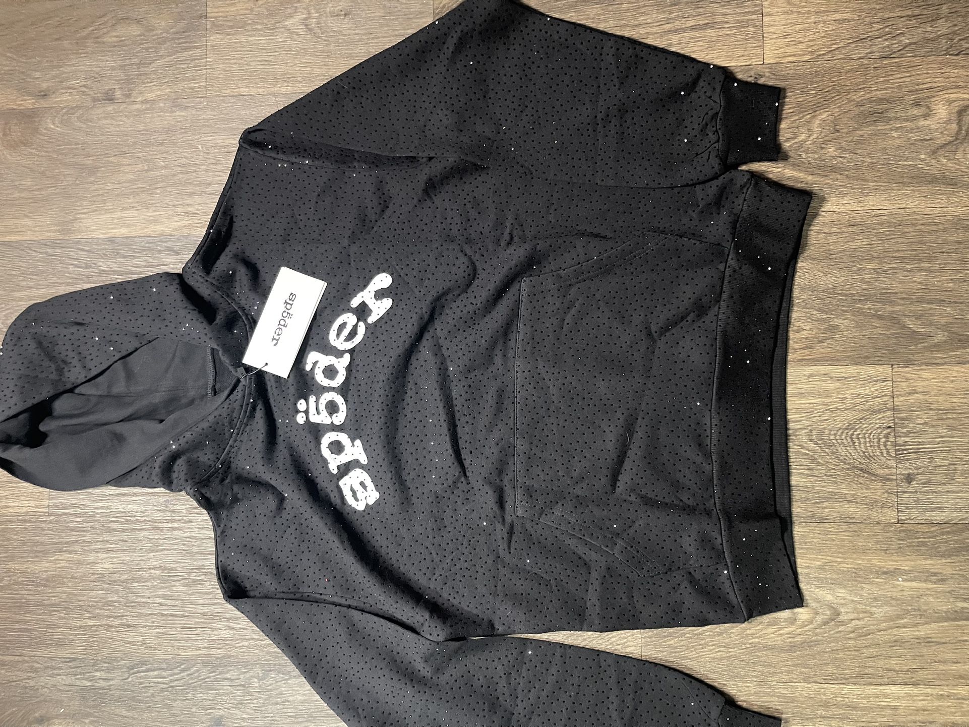 Black Vvs Spider Hoddie 