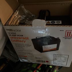 12v 35 Amp Sealed Lead acid U-1 Scooter/Solar Batteries- NIB
