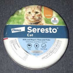 🐈 NEW!! Seresto® Genuine Flea & Tick Cat Collar | Value $60