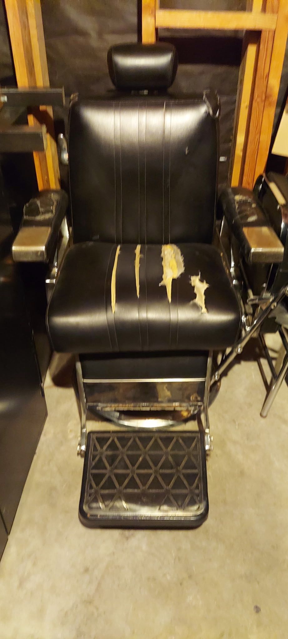 Black Barber Chair