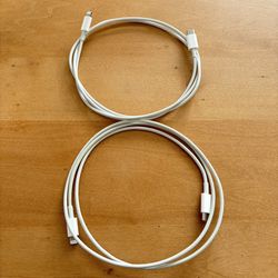 2 OEM Apple USB C To Lightning Cables 