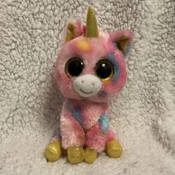 Ty Beanie Boo “Fantasia” the Unicorn 6” 