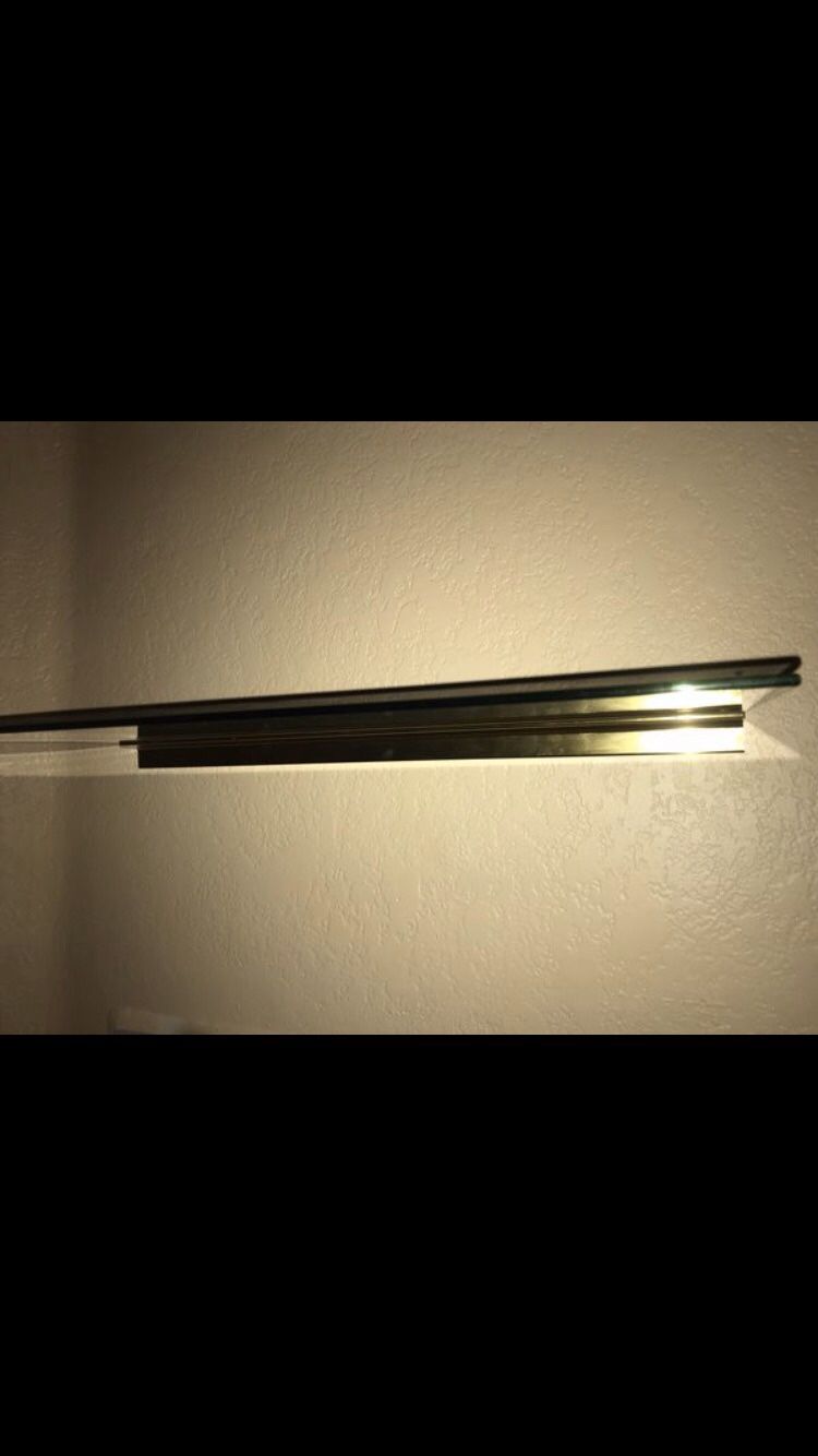 Floating Glass shelves