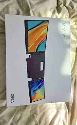 KYY 14" portable triple monitor screens 1080p USB-C Mac OS/Windows/Android compatible