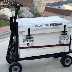 80 Quart Cascade Rotomolded Cooler With Cart