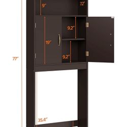 Over The Toilet Bathroom Organizer