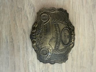 Vintage Bugatti belt buckle