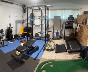Squat Rack, Equipment, Treadmill