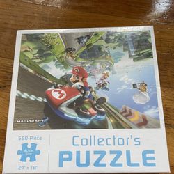 New Mario Kart 8 Nintendo Collector's Puzzle 550 Piece 24" x 18"