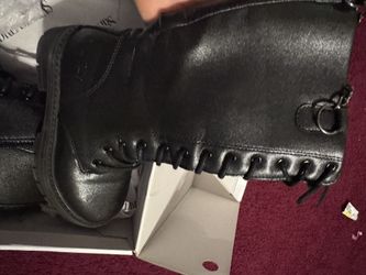 Girls Leather Over Calf Riding Boots
