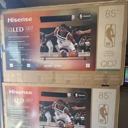 85 Tv $55 Down Takes The TVs On Finacing Free Delivery 6 Month Warranty.  85 Hisense Smart 4k Hdtv 