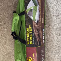 4 Person Dome Tent New Never Used 
