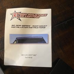 50” RDS series rigid roof mount part 40168