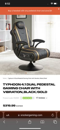 Xrocker Typhoon 4.1 Vibrating Gaming Chair 