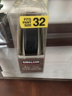 New Kirkland genuine leather belt