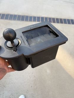 Golf cart golf ball cleaner