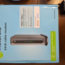 Motorola MB7621 Cable Modem | Approved for Comcast Xfinity | Up to 900

