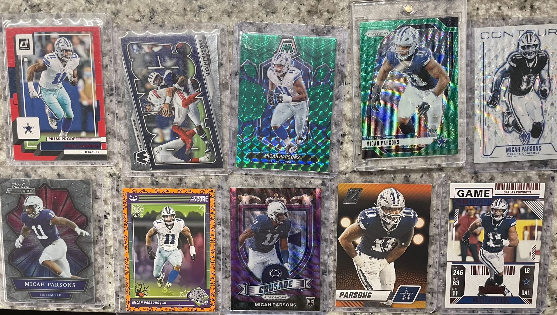 Micah Parsons Dallas Cowboys Cards