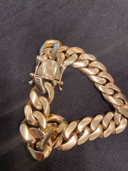 Men’s 14k Gold Cuban Bracelet