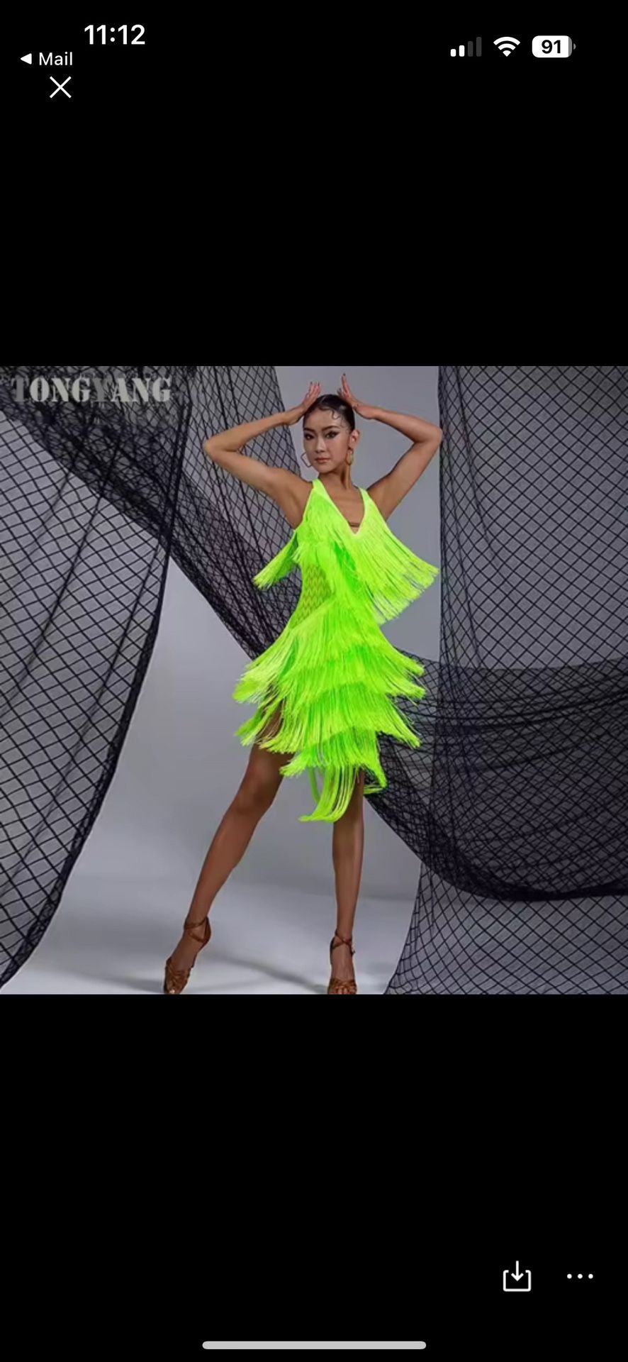 Neon Dream Latin Dress VB-L22021
