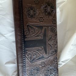 Brown Leather Boba Fett Loungfly Wallet