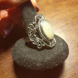 Beautiful Design Moonstone Ring,  Size 8.
