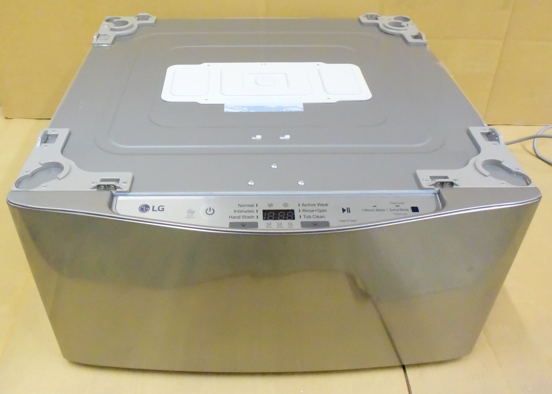 LG WD100CV SideKick Pedestal Washer Graphite Steel