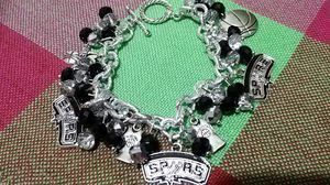San Antonio Spurs Charm Bracelet